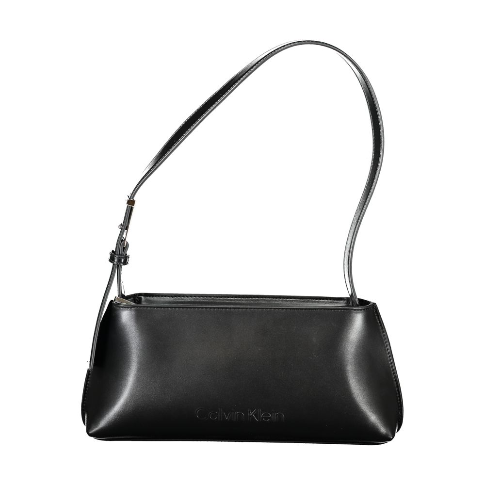 Calvin Klein laukku - Black Polyester Women Handbag