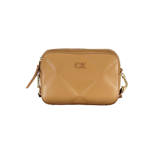 Calvin Klein laukku - Brown Polyester Handbag