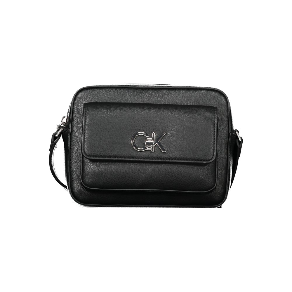 Calvin Klein laukku - Black Polyethylene Women Handbag