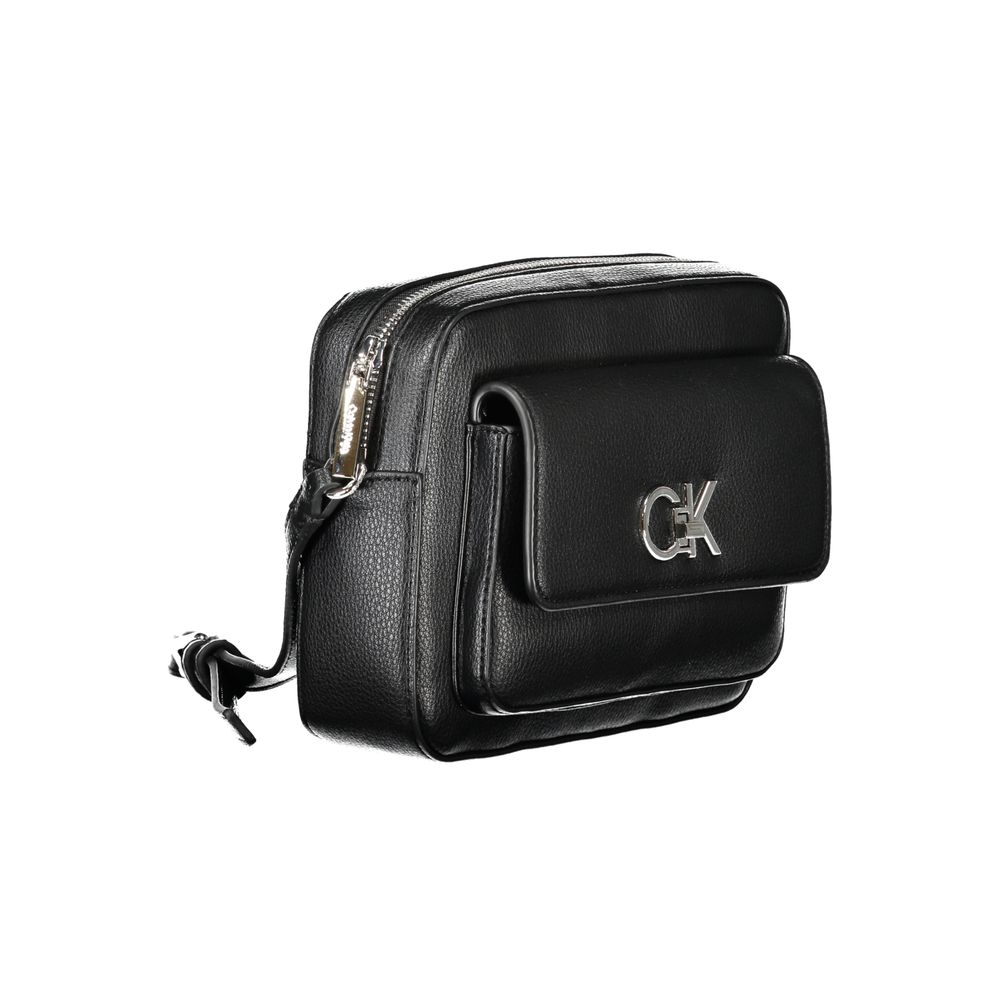 Calvin Klein laukku - Black Polyethylene Women Handbag