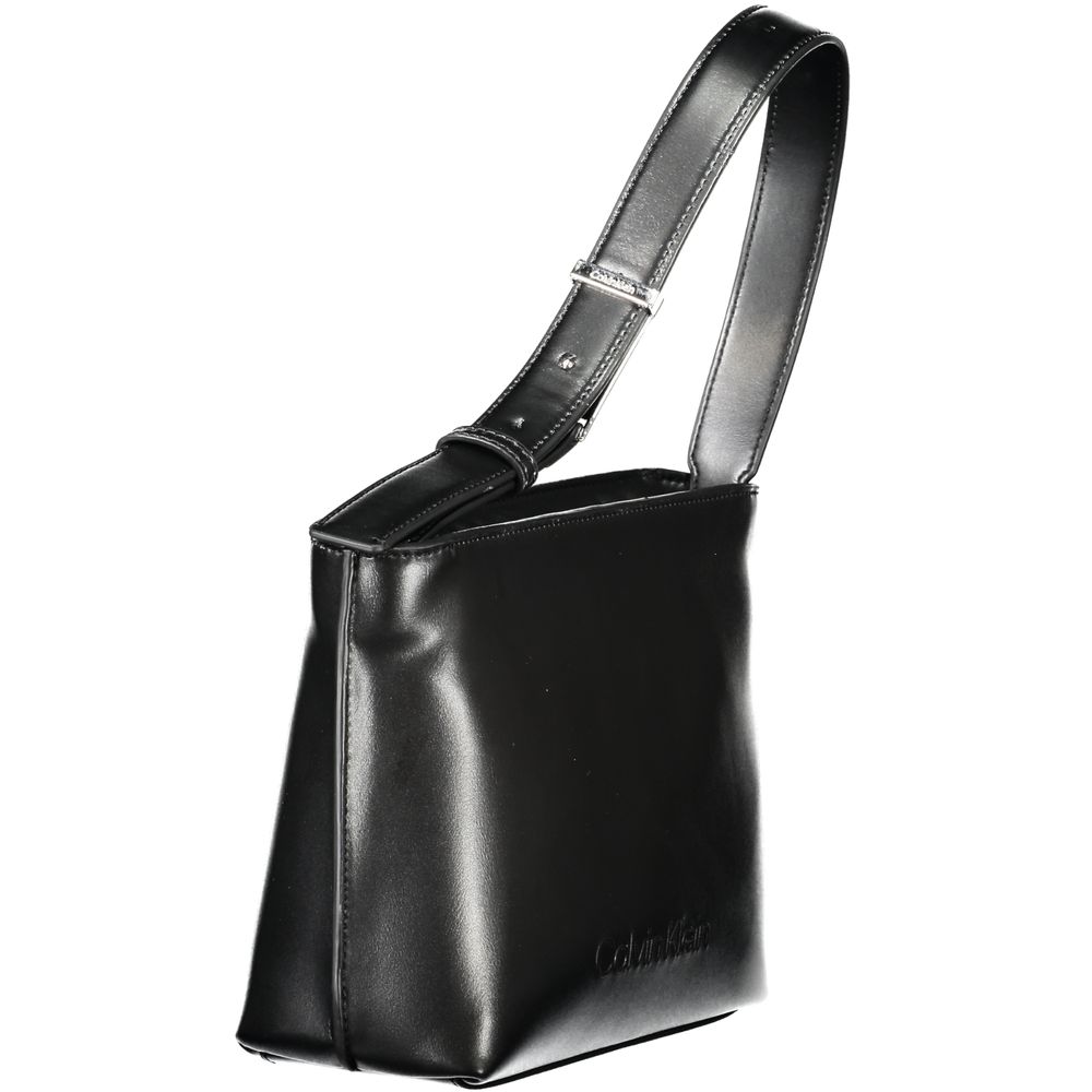 Calvin Klein laukku - Black Polyester Women Handbag