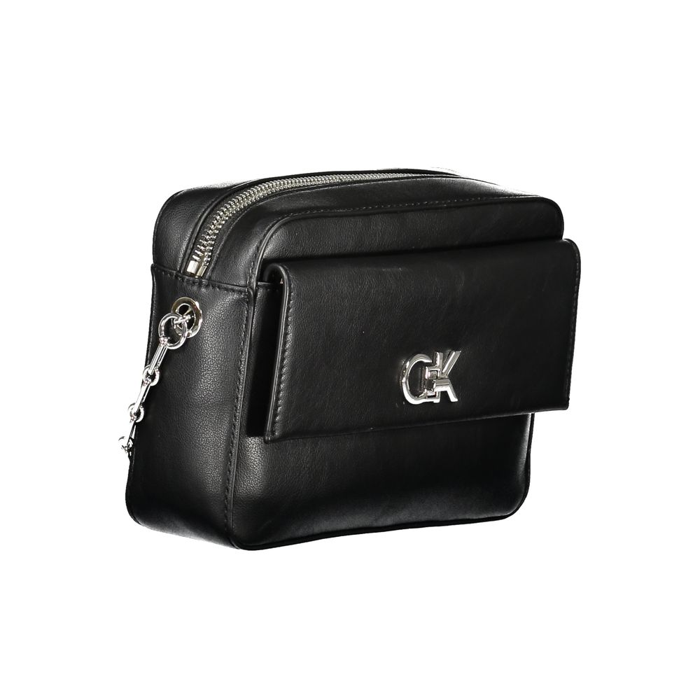 Calvin Klein laukku - Black Polyester Women Handbag