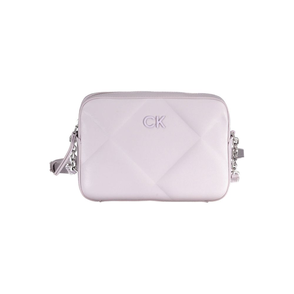 Calvin Klein käsilaukku - Purple Polyester Handbag