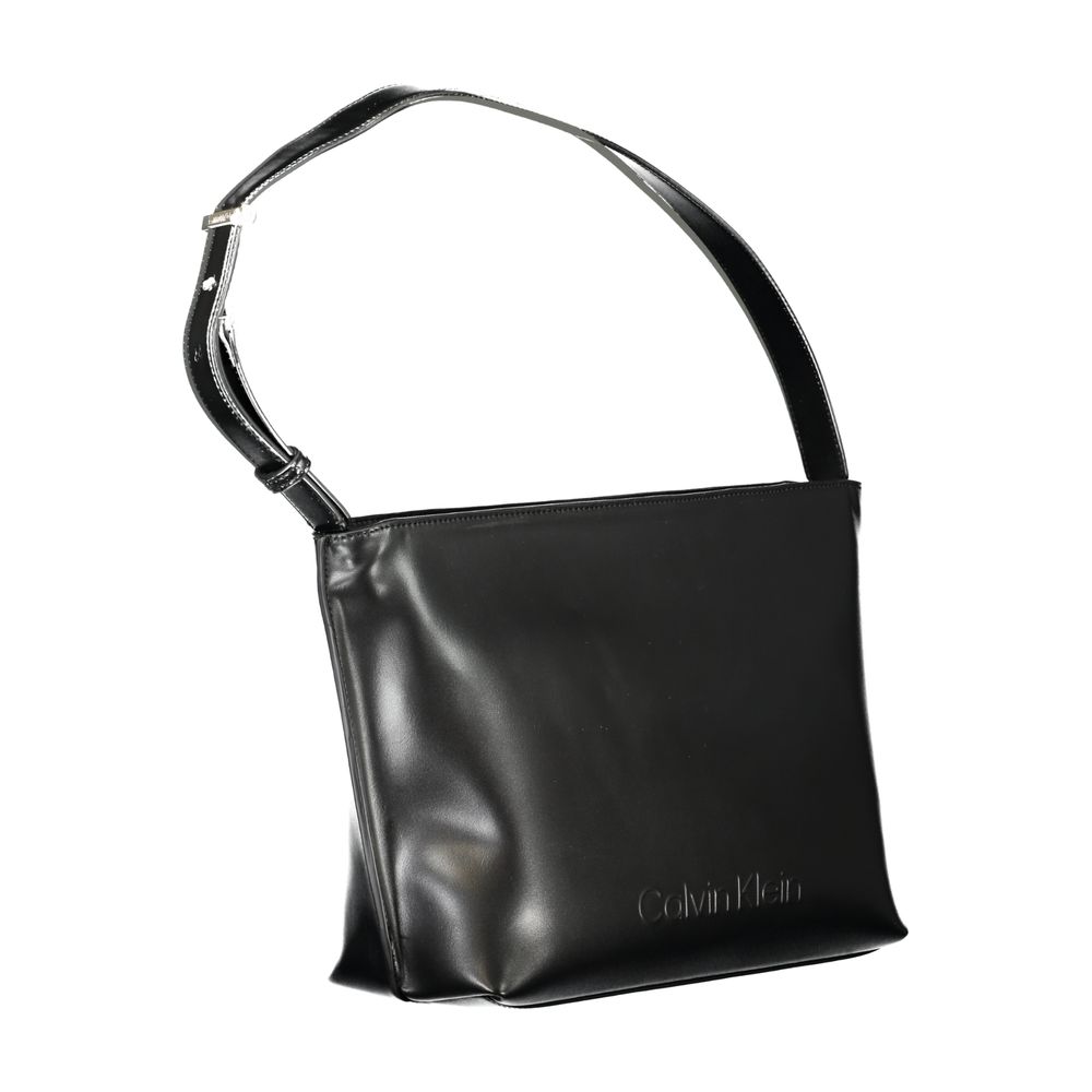 Calvin Klein laukku - Black Polyester Women Handbag