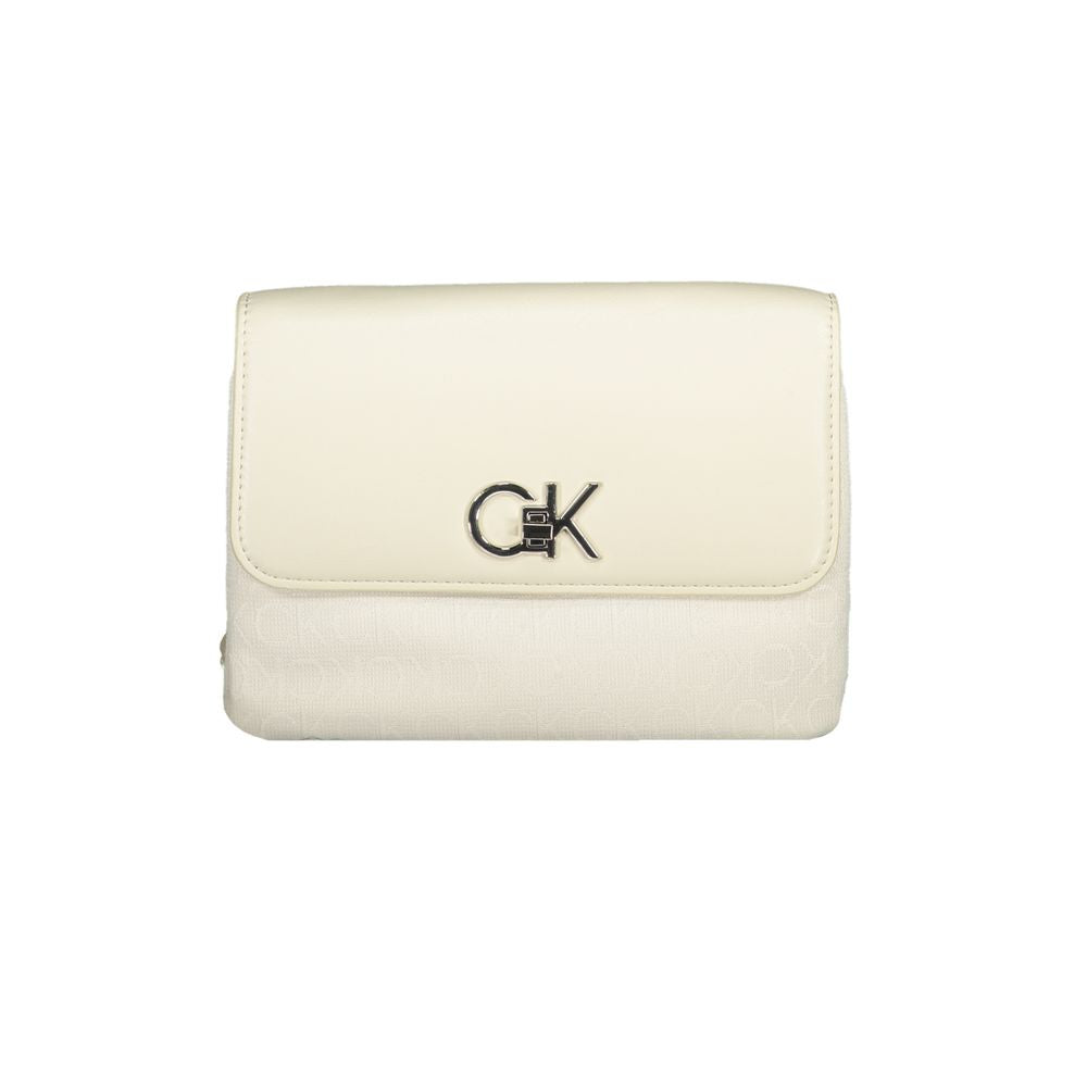 Calvin Klein laukku - Beige Polyester Handbag