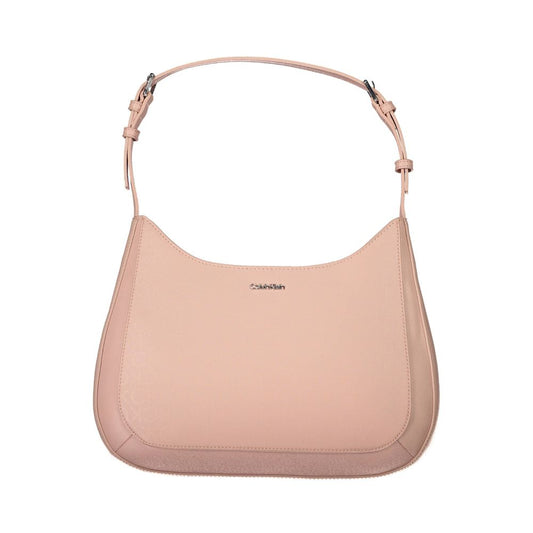 Calvin Klein laukku - Pink Polyester Handbag