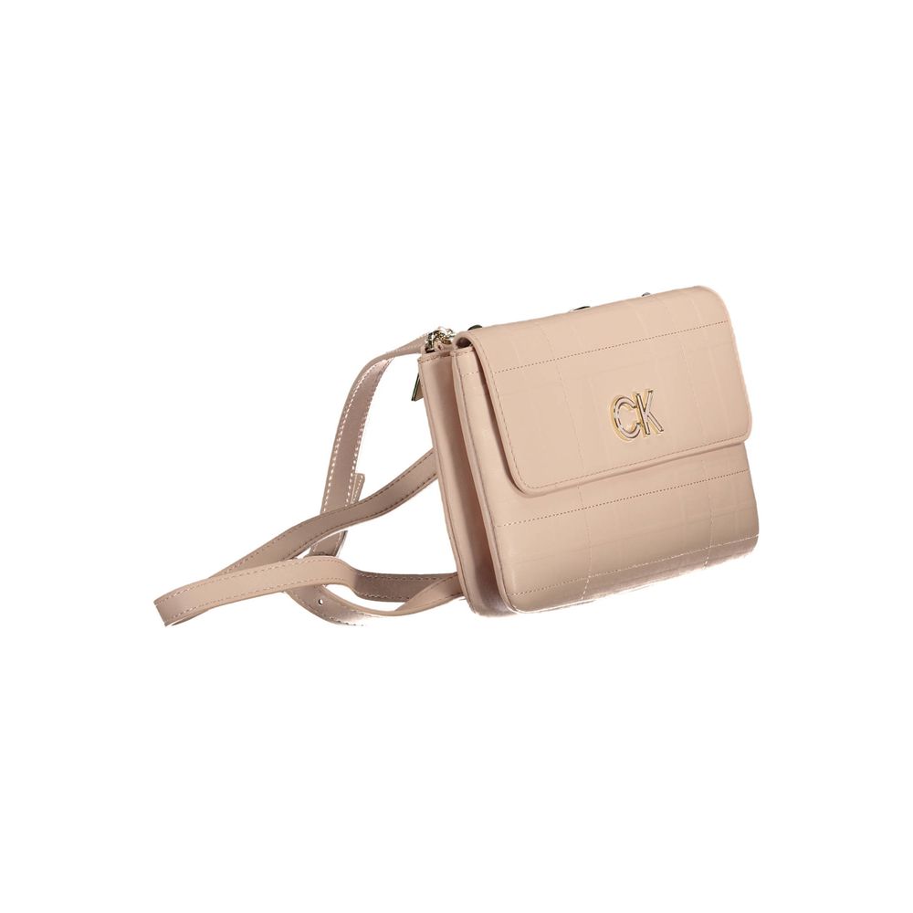 Calvin Klein laukku - Pink Polyester Handbag