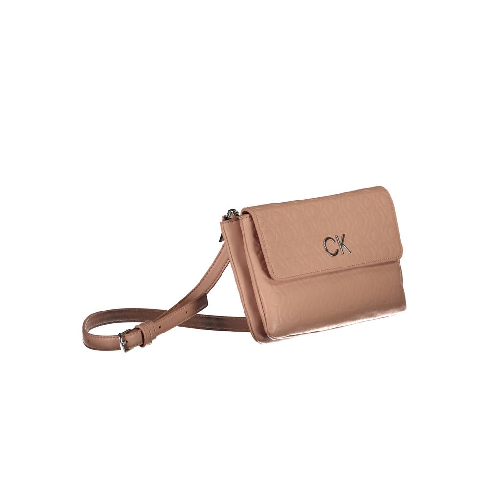 Calvin Klein laukku - Pink Polyester Handbag