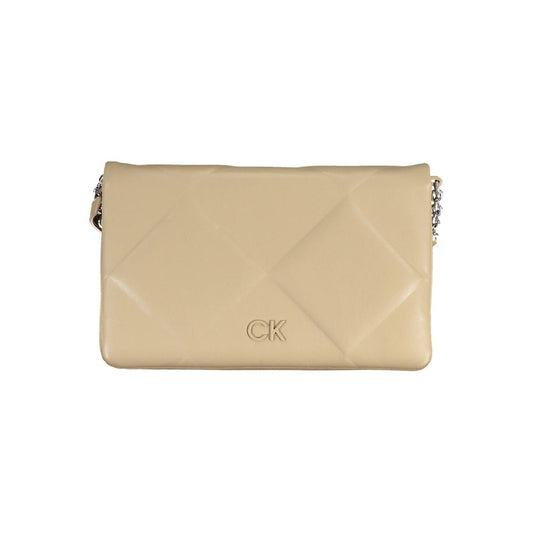 Calvin Klein laukku - Beige Polyester Handbag