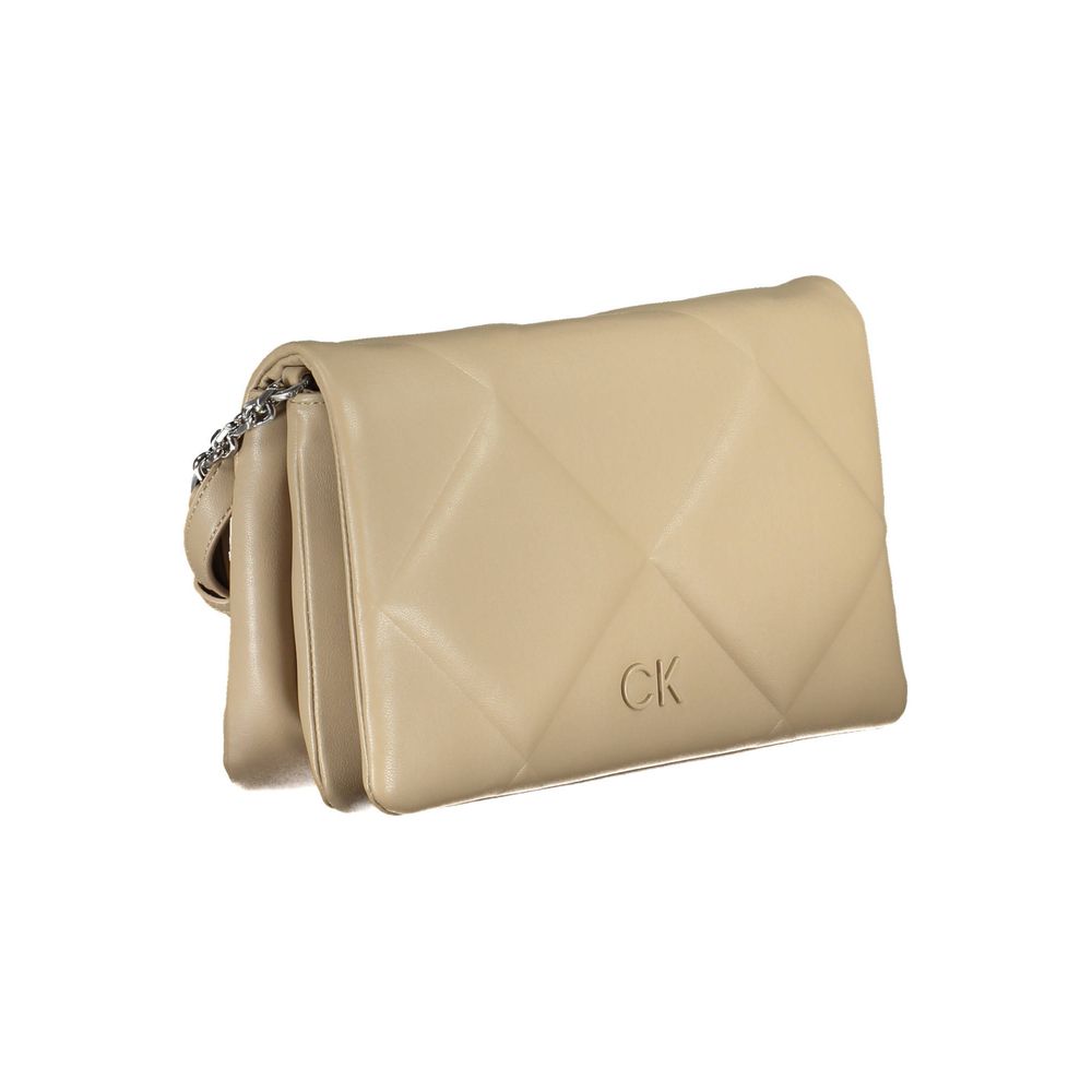 Calvin Klein laukku - Beige Polyester Handbag