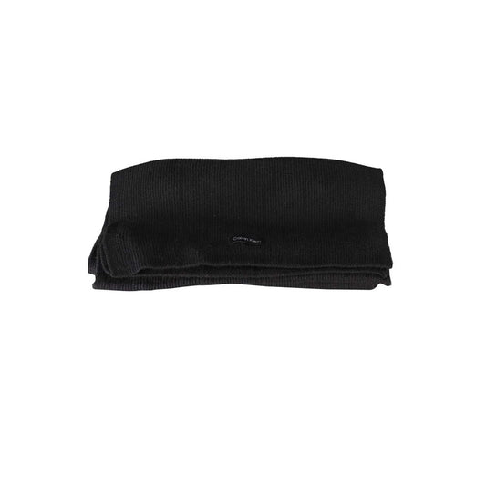 Calvin Klein huivi - Black Cotton Scarf
