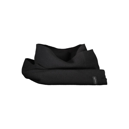 Calvin Klein huivi - Black Cotton Scarf