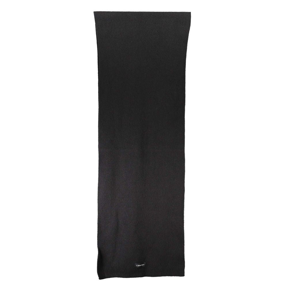 Calvin Klein huivi - Black Cotton Scarf