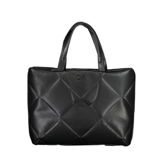 Calvin Klein laukku - Black Cotton Handbag