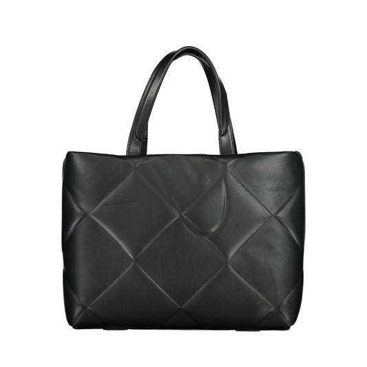 Calvin Klein laukku - Black Cotton Handbag