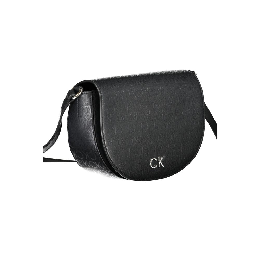 Calvin Klein laukku - Black Polyethylene Handbag