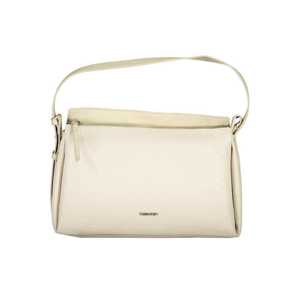 Calvin Klein laukku - Beige Polyester Handbag