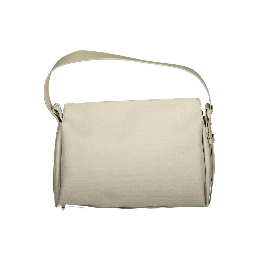 Calvin Klein laukku - Beige Polyester Handbag