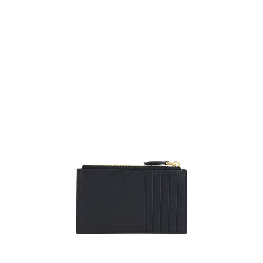 Prada lompakko Black Calf Leather Bos Taurus Wallet