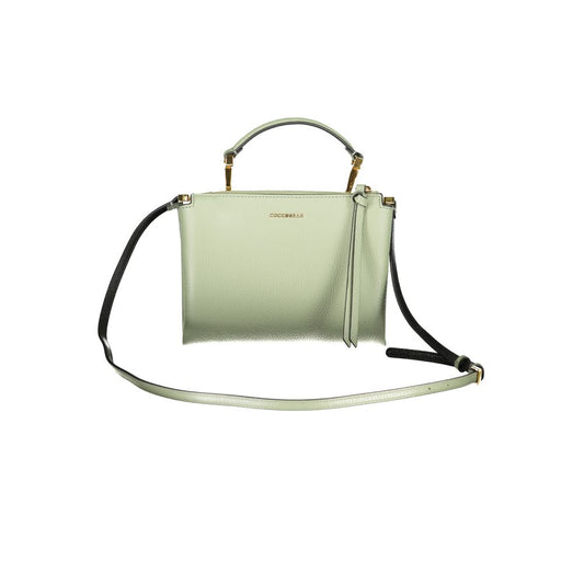 Coccinelle laukku Green Leather Women Handbag