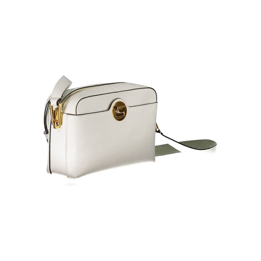 Coccinelle laukku White Leather Handbag