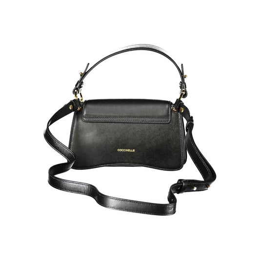 Coccinelle laukku Black Leather Women Handbag