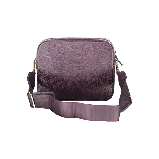 Coccinelle laukku Purple Leather Women Handbag
