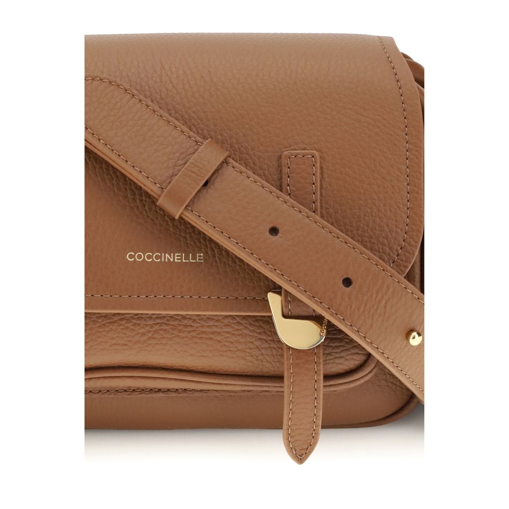 Coccinelle laukku Brown Leather Shoulder Bag
