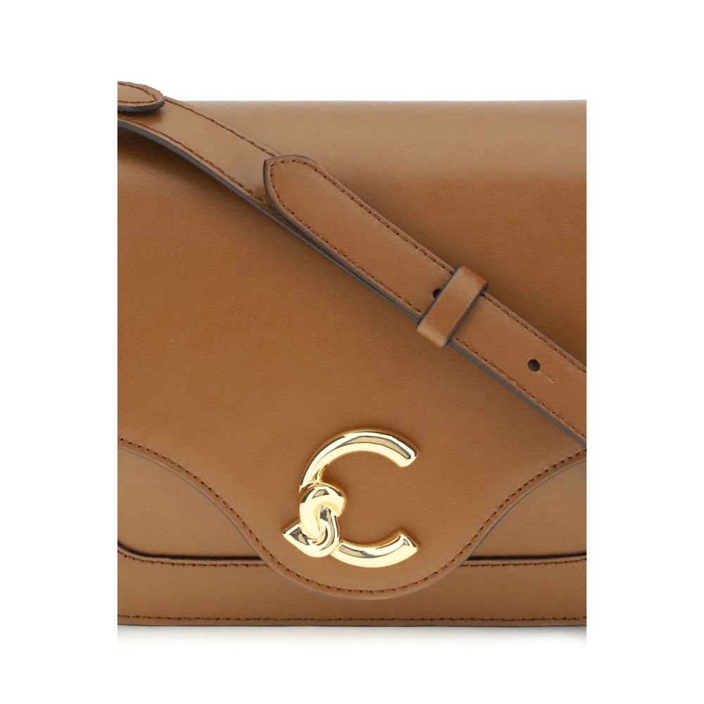 Coccinelle laukku Brown Leather Shoulder Bag