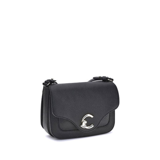 Coccinelle laukku Black Calf Leather Bos Taurus Shoulder Bag