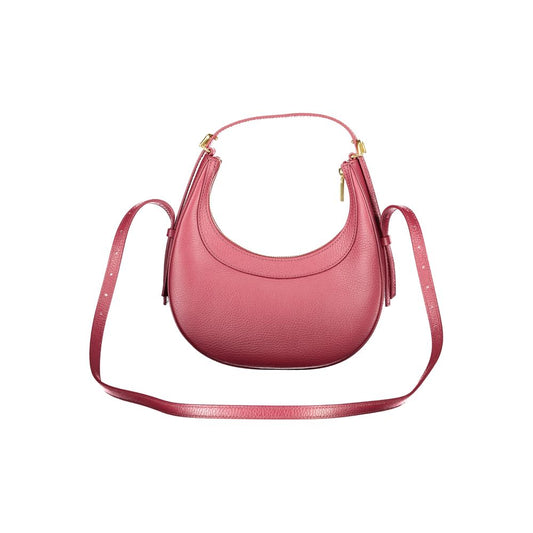 Coccinelle laukku Purple Leather Handbag