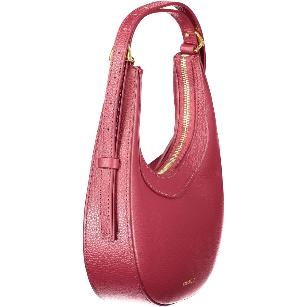 Coccinelle laukku Purple Leather Handbag