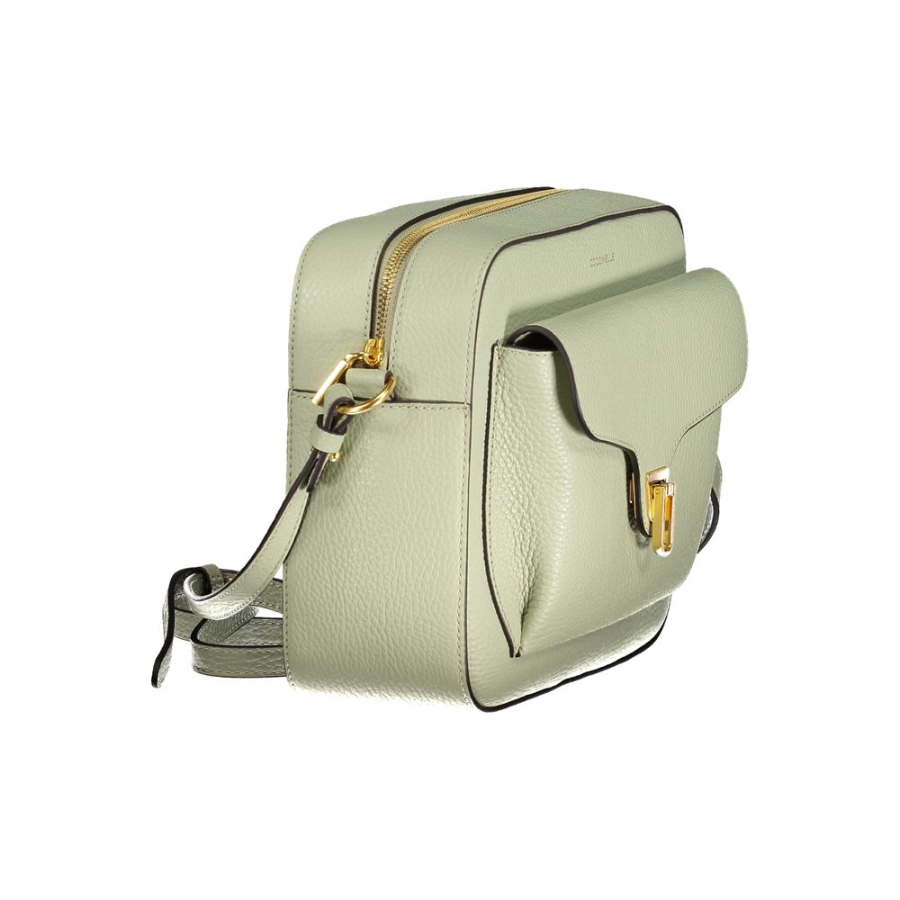 Coccinelle laukku Green Leather Handbag