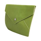 Dolce & Gabbana laukku - Green Leather Handbag Clutch Mini Purse Pouch Tablet Case