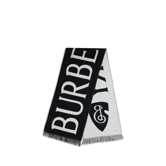 Burberry huivi, villaa Wool logo Scarf