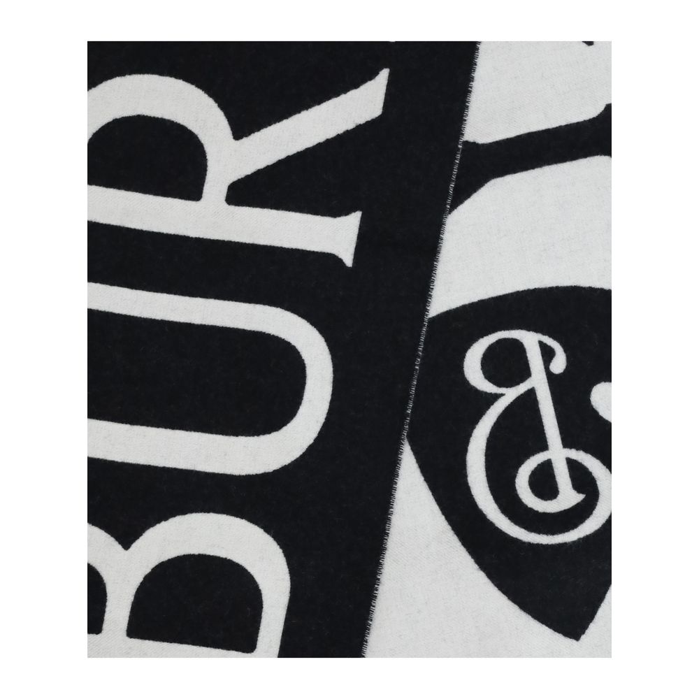 Burberry huivi, villaa Wool logo Scarf