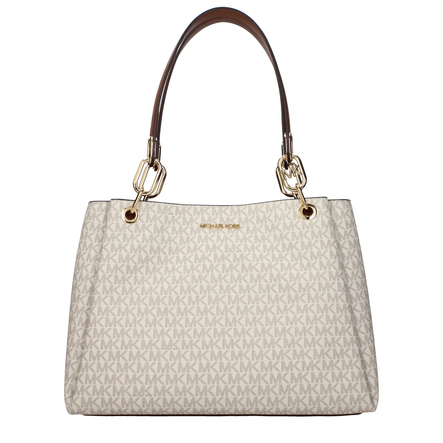 Michael Kors laukku - Beige Fabric Shoulder Bag