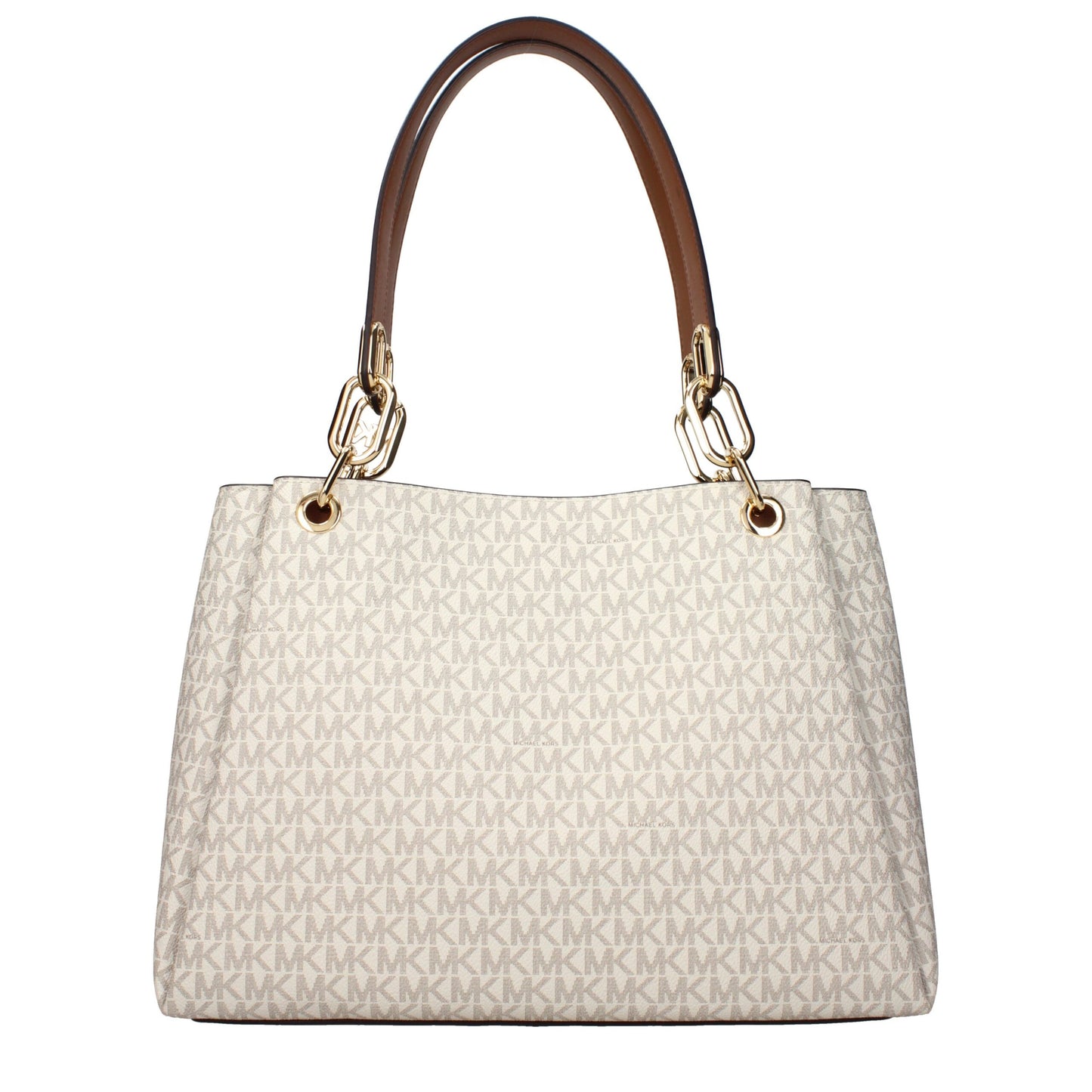Michael Kors laukku - Beige Fabric Shoulder Bag