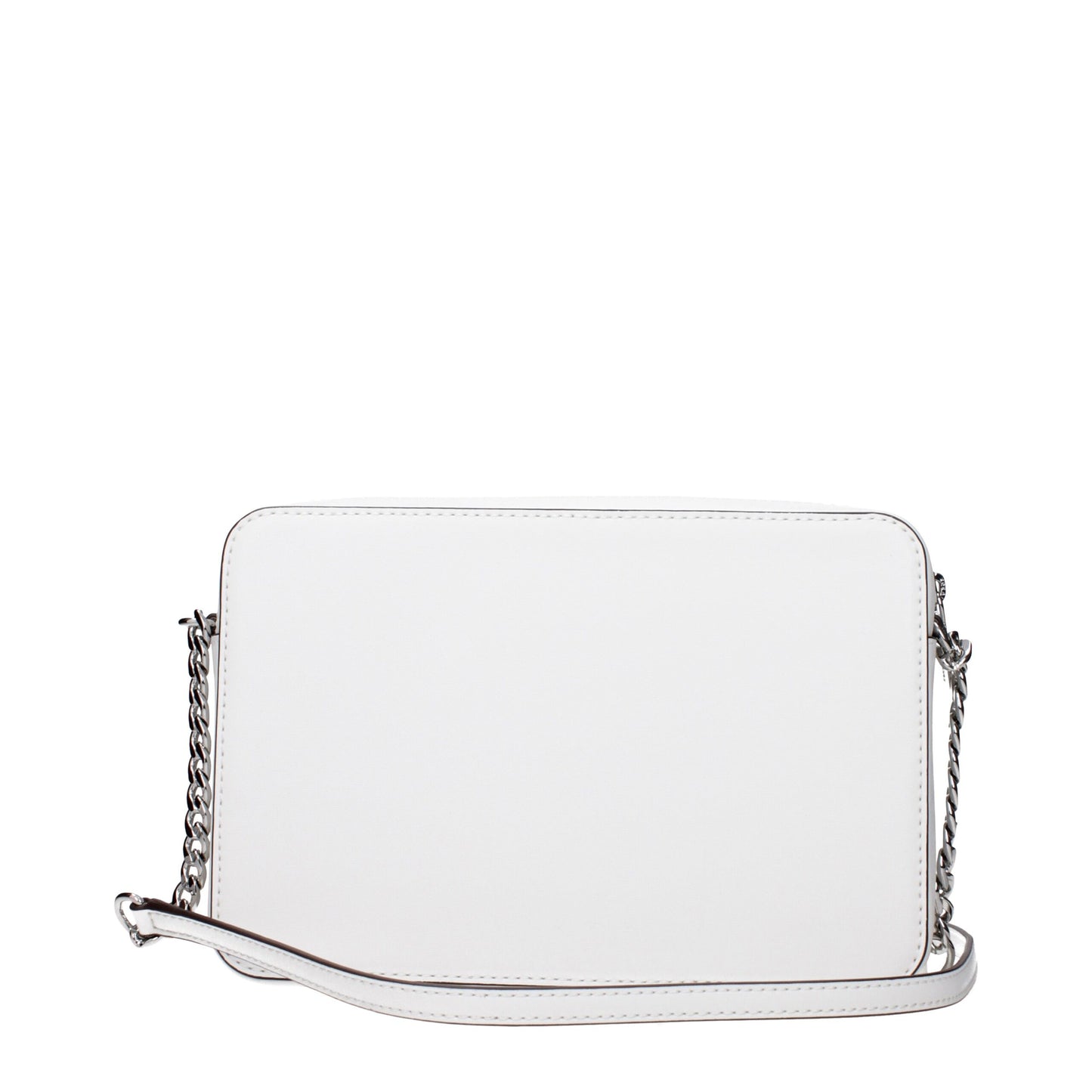 Michael Kors laukku - White Leather Crossbody Bag