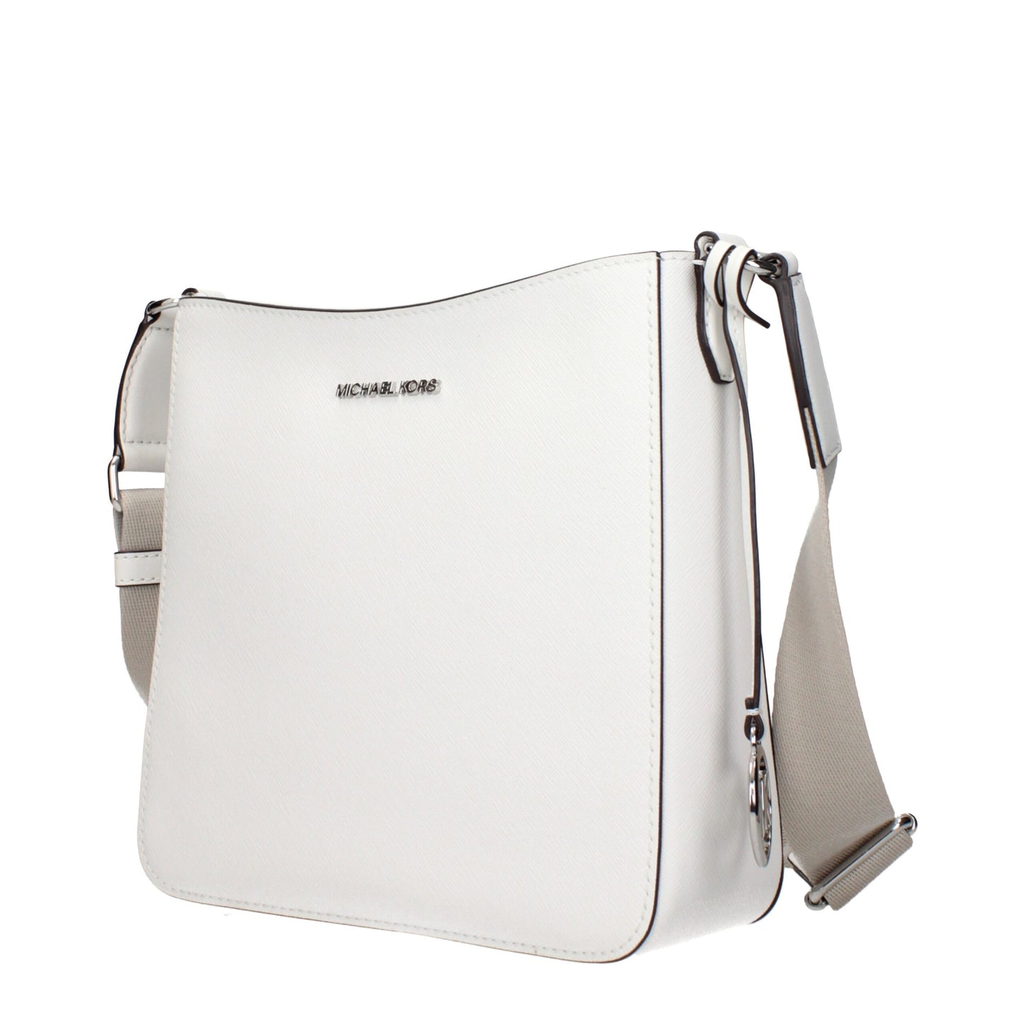 Michael Kors laukku - White Leather Shoulder Bag