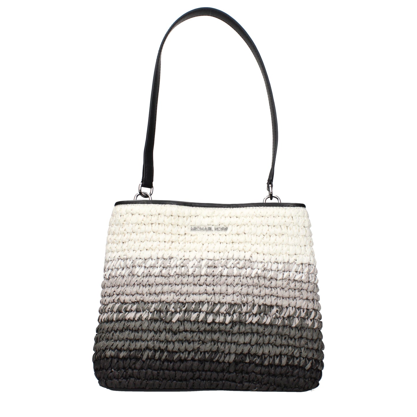 Michael Kors laukku - Black Raffia Shoulder Bag
