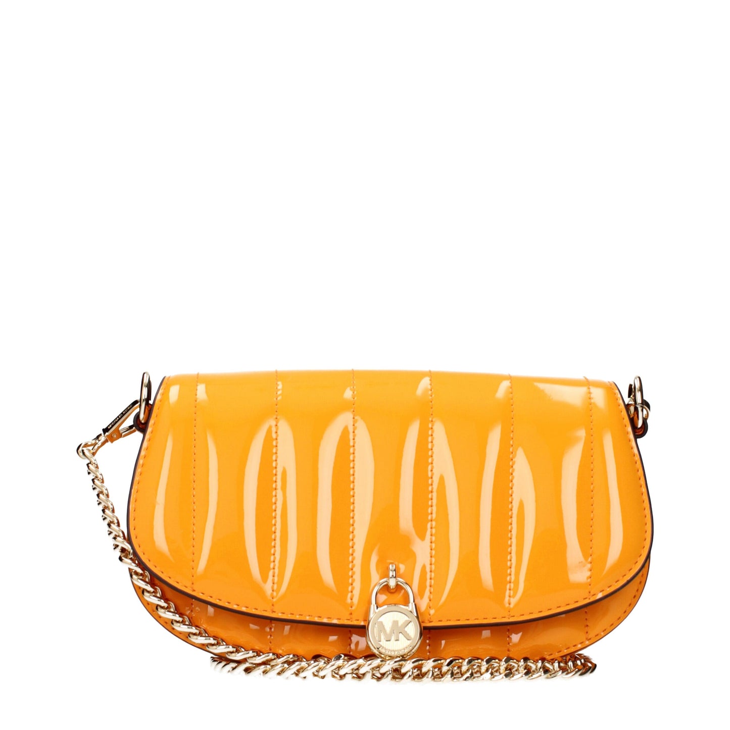 Michael Kors laukku - Orange Leather Crossbody Bag