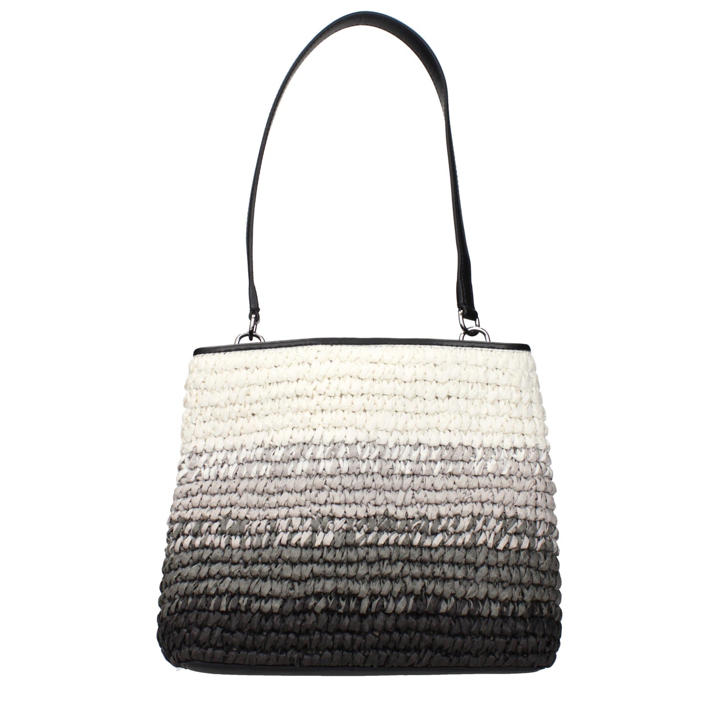 Michael Kors laukku - Black Raffia Shoulder Bag