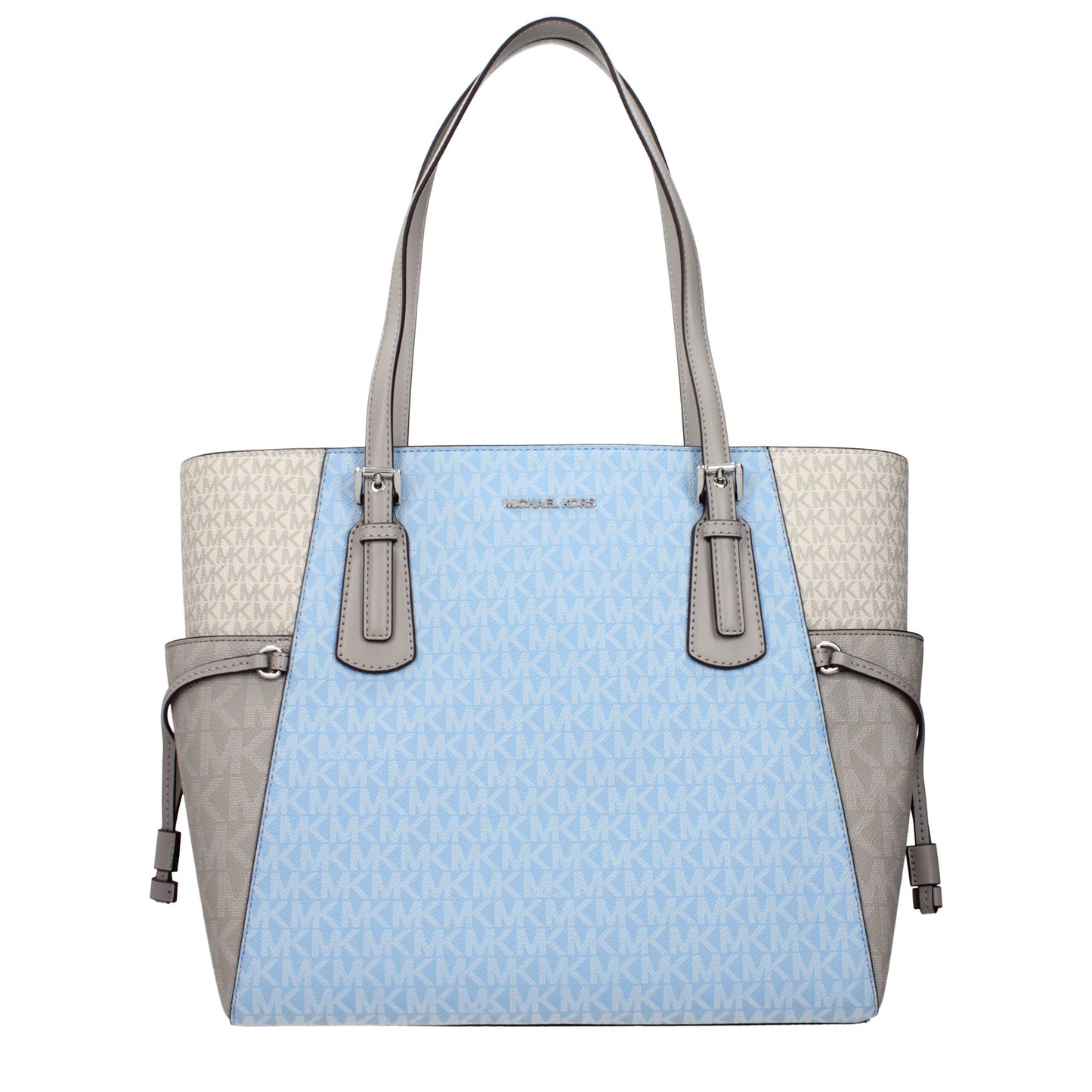 Michael Kors laukku - Light Blue Fabric Shoulder Bag