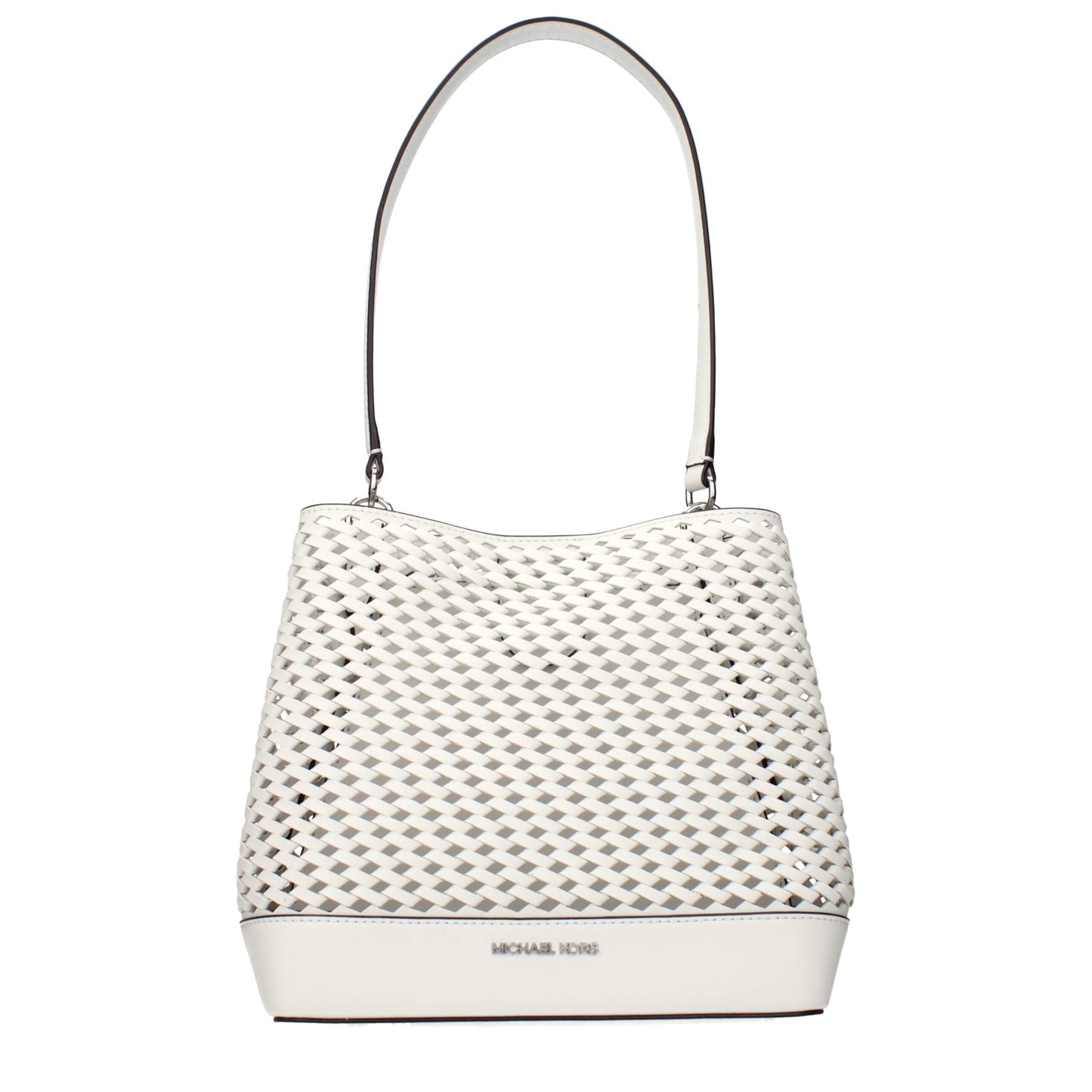 Michael Kors laukku - White Leather Shoulder Bag