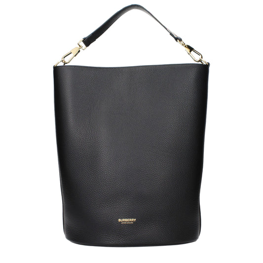 Burberry laukku, Black Leather Handbag