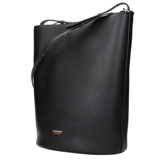 Burberry laukku, Black Leather Handbag