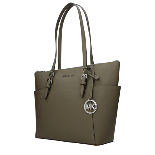 Michael Kors laukku, Green Leather Shoulder Bag