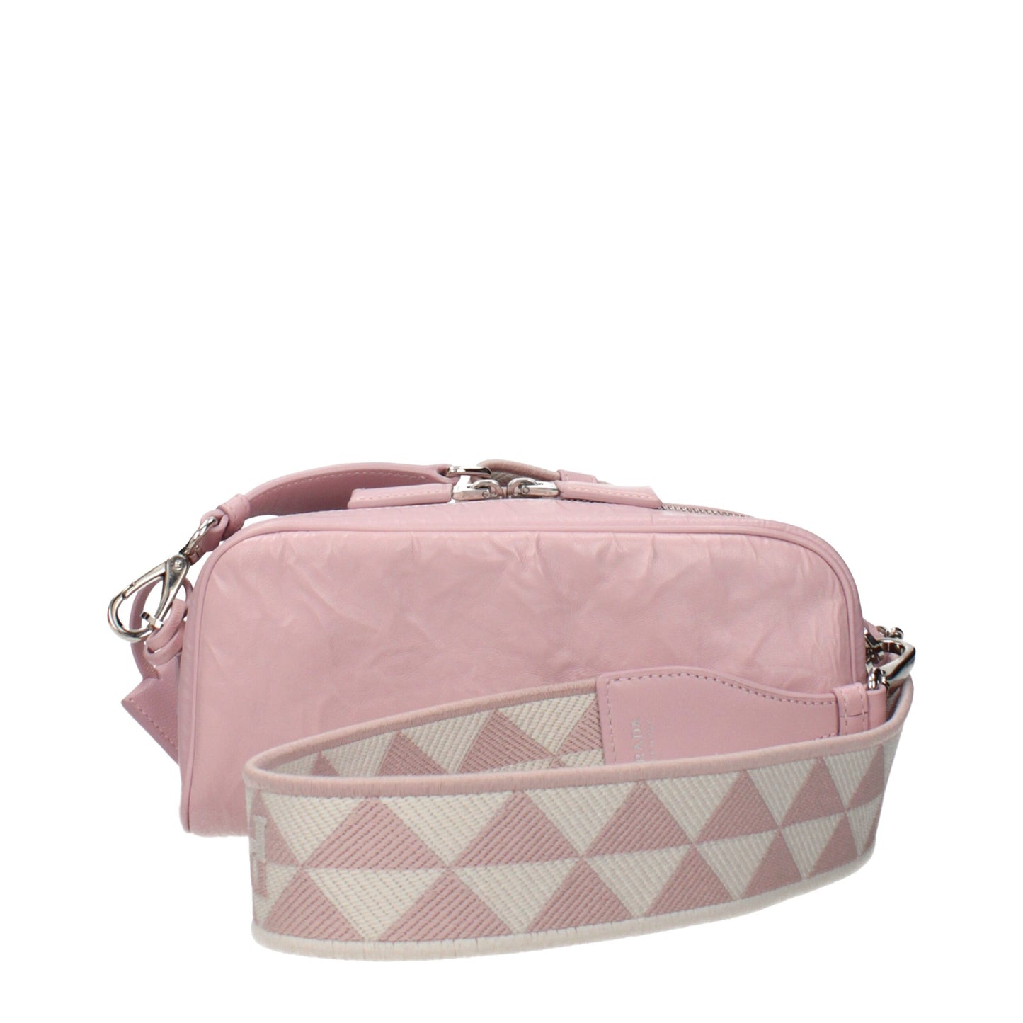 Prada Pink Leather Crossbody Bag