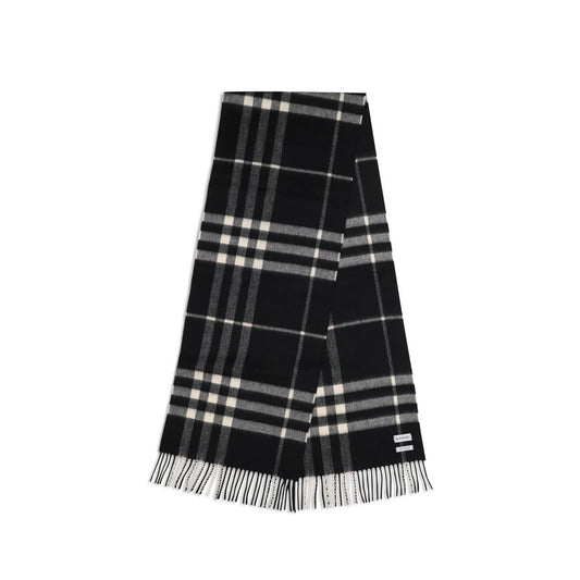 Burberry Black Cashmere Scarf